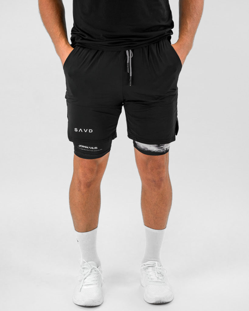 John 14:6 Cross Performance Shorts