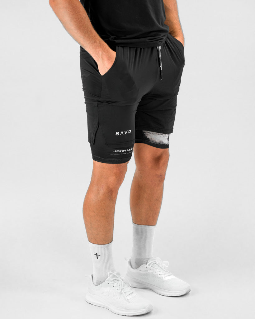 John 14:6 Cross Performance Shorts