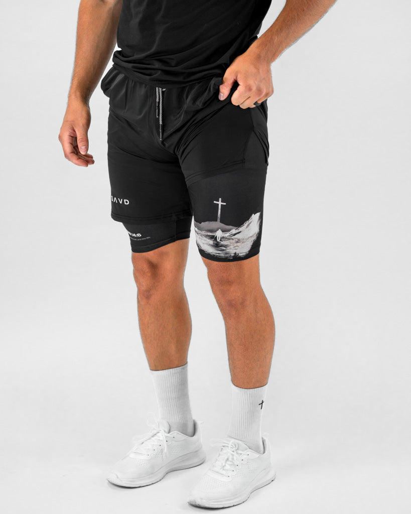 John 14:6 Cross Performance Shorts