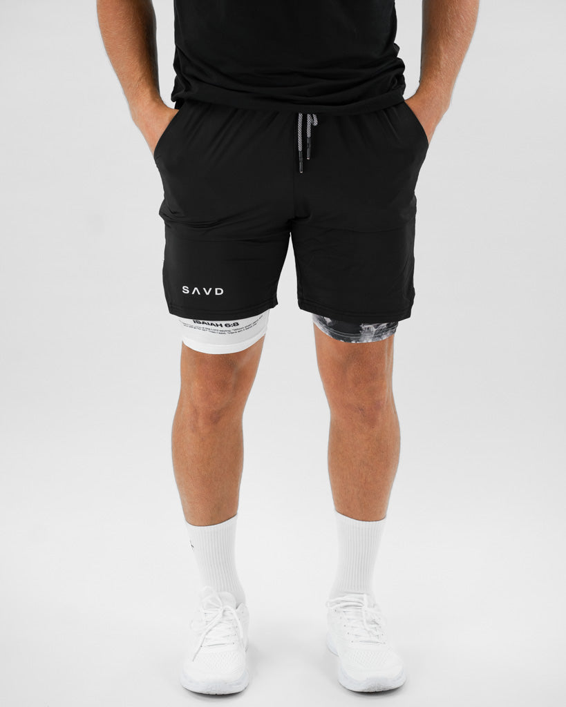 Isaiah 6:8 Jesus Performance Shorts