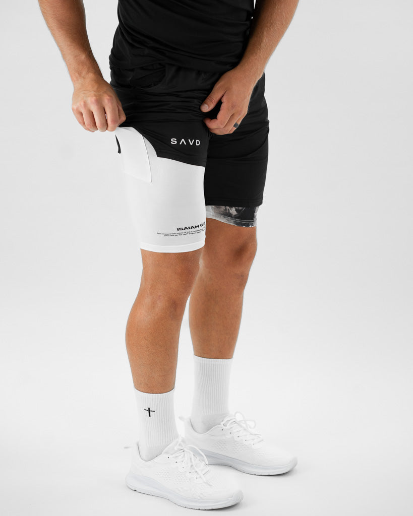 Isaiah 6:8 Jesus Performance Shorts