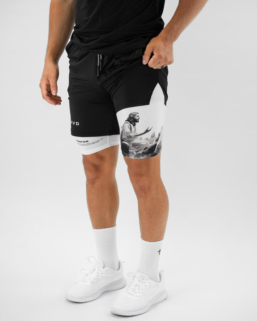 Isaiah 6:8 Jesus Performance Shorts