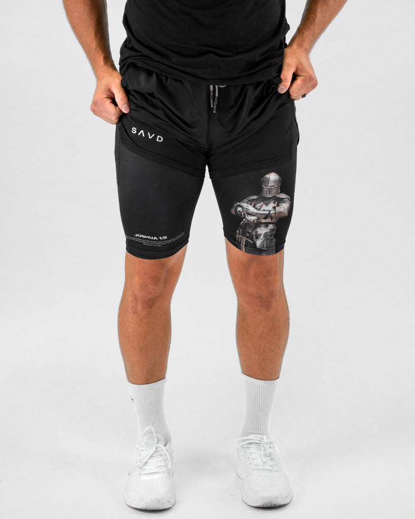 Joshua 1:9 Knight Performance Shorts