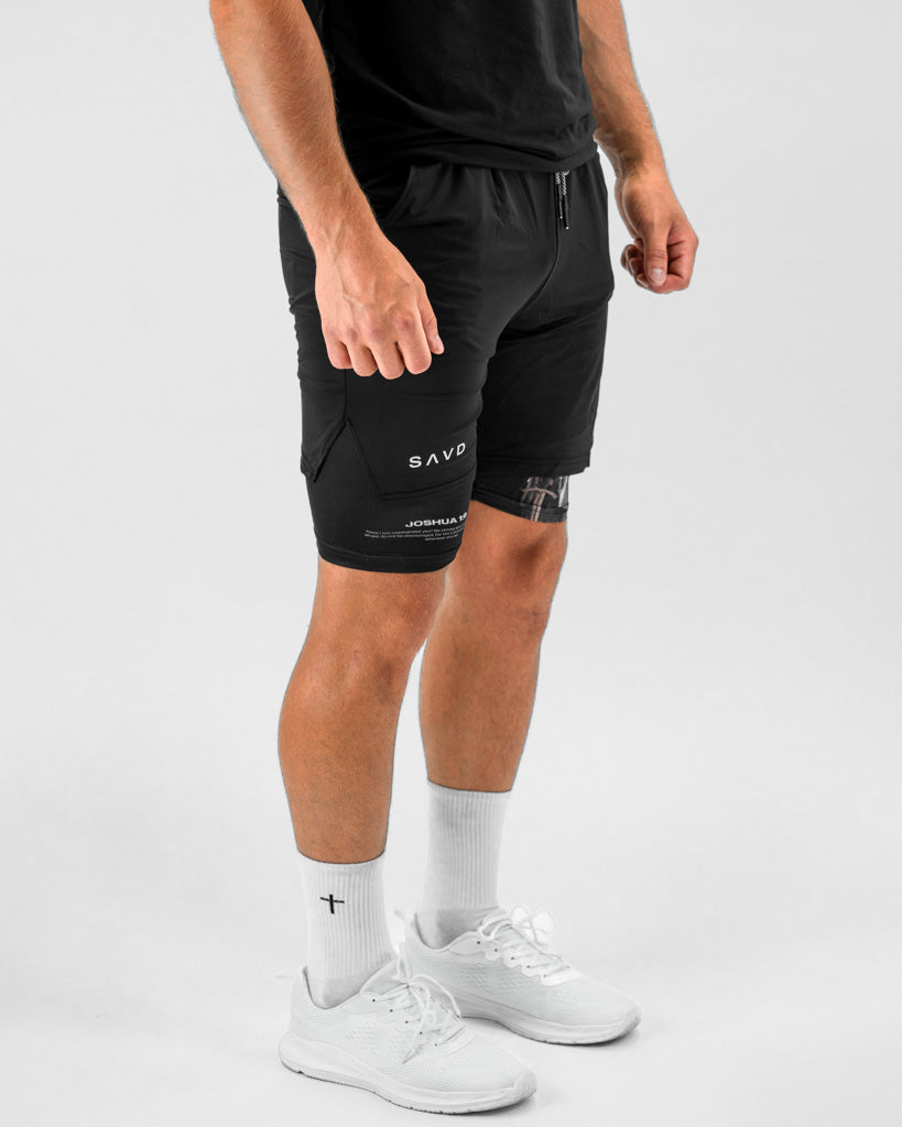 Joshua 1:9 Knight Performance Shorts