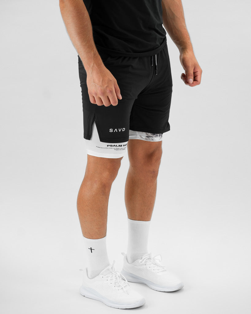 Psalm 144:1 Warrior Performance Shorts