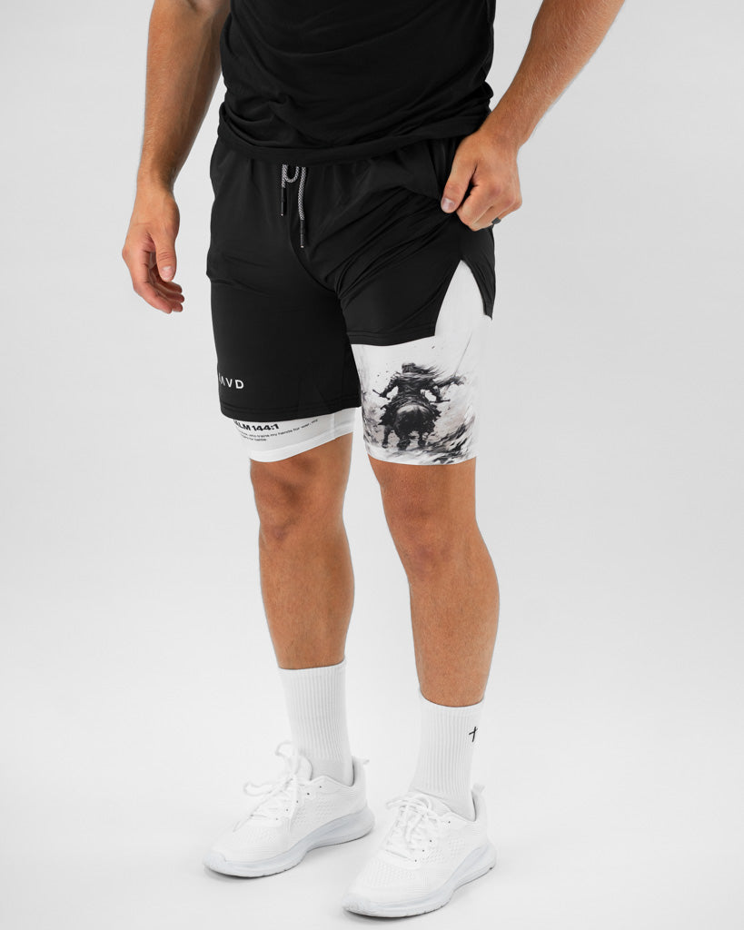 Psalm 144:1 Warrior Performance Shorts