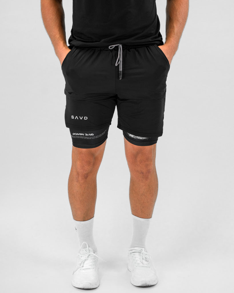 John 3:16 Hill Cross Performance Shorts