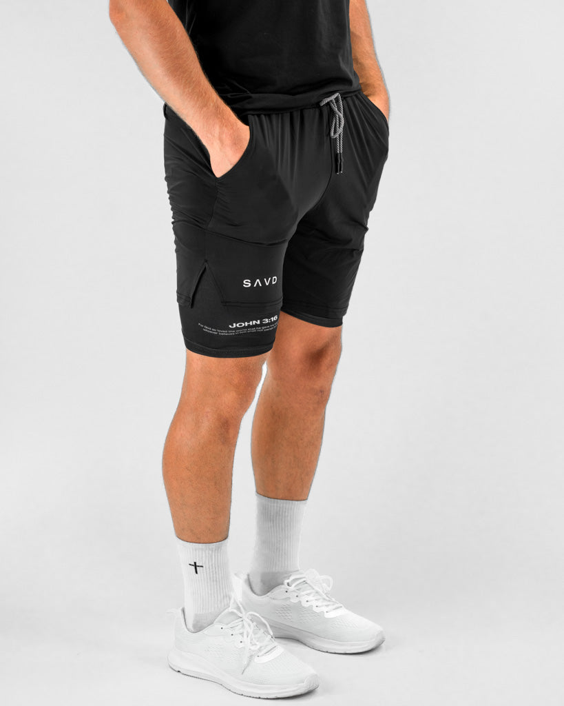 John 3:16 Hill Cross Performance Shorts