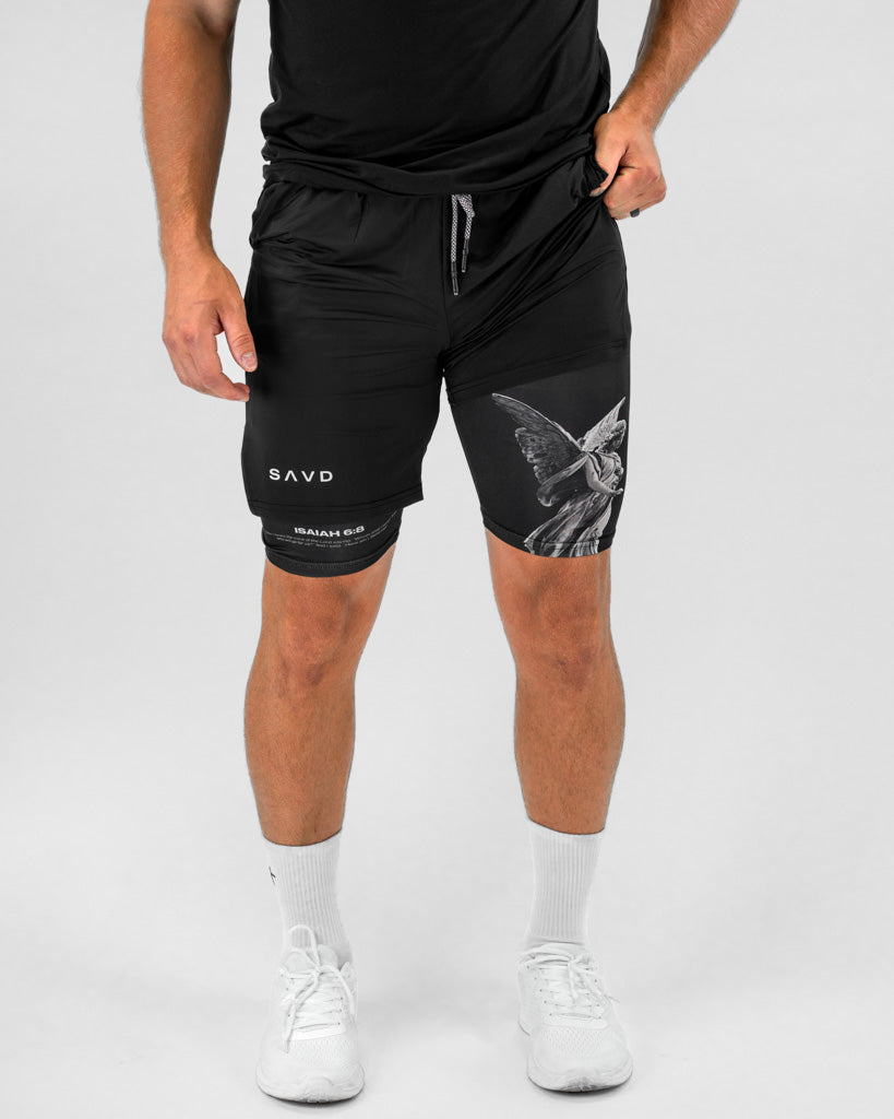 Isaiah 6:8 Angel Performance Shorts