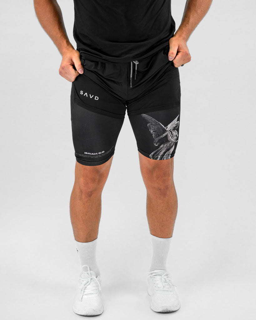 Isaiah 6:8 Angel Performance Shorts