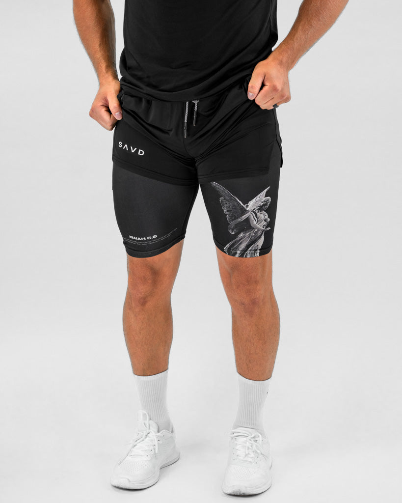 Isaiah 6:8 Angel Performance Shorts