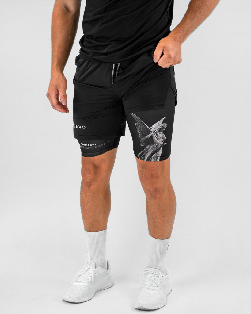 Isaiah 6:8 Angel Performance Shorts