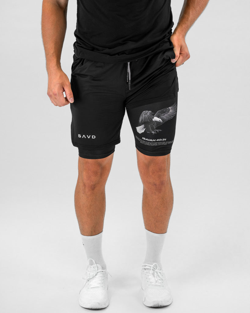 Isaiah 40:31 Eagle Performance Shorts