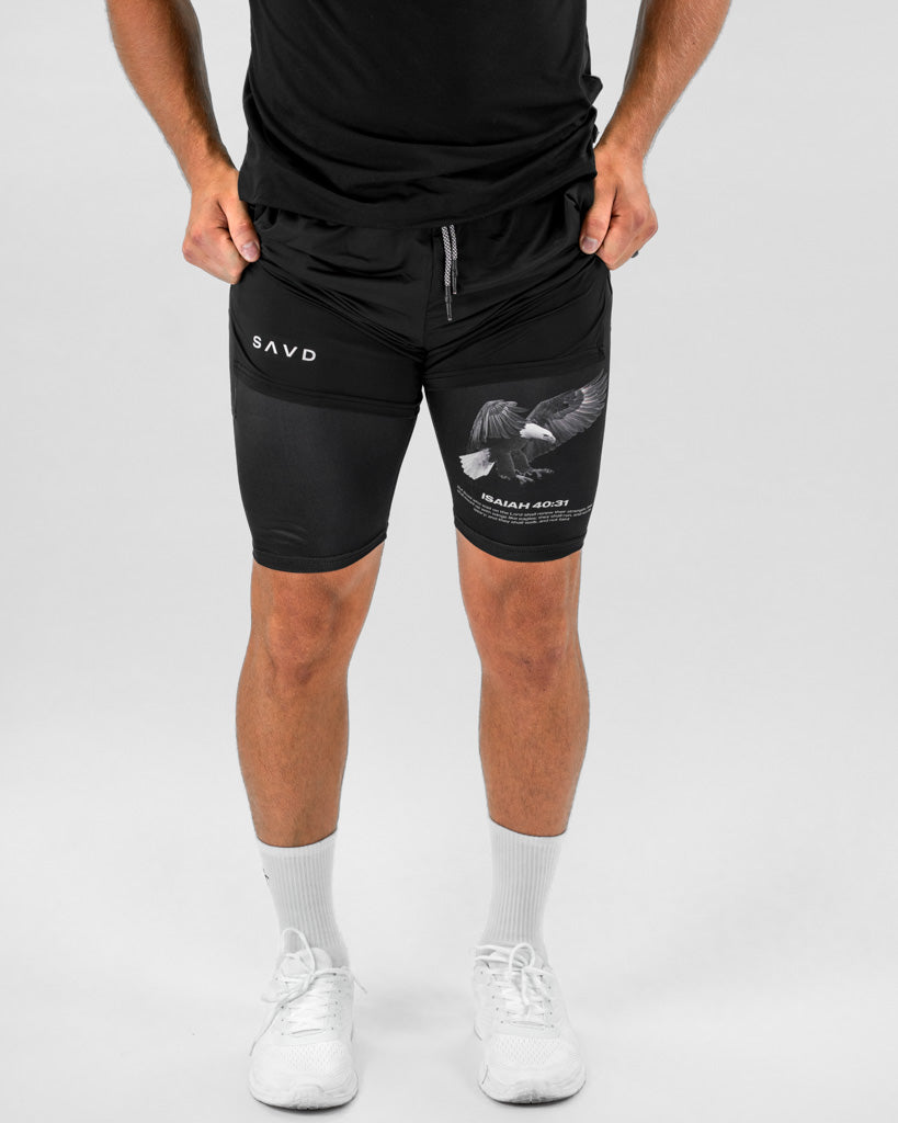 Isaiah 40:31 Eagle Performance Shorts