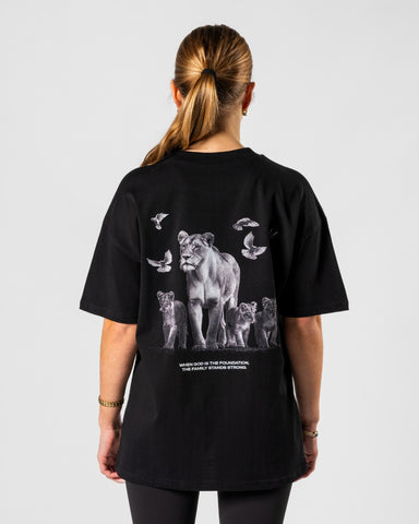 ’Foundation of Faith’ Women’s Oversized T-Shirt