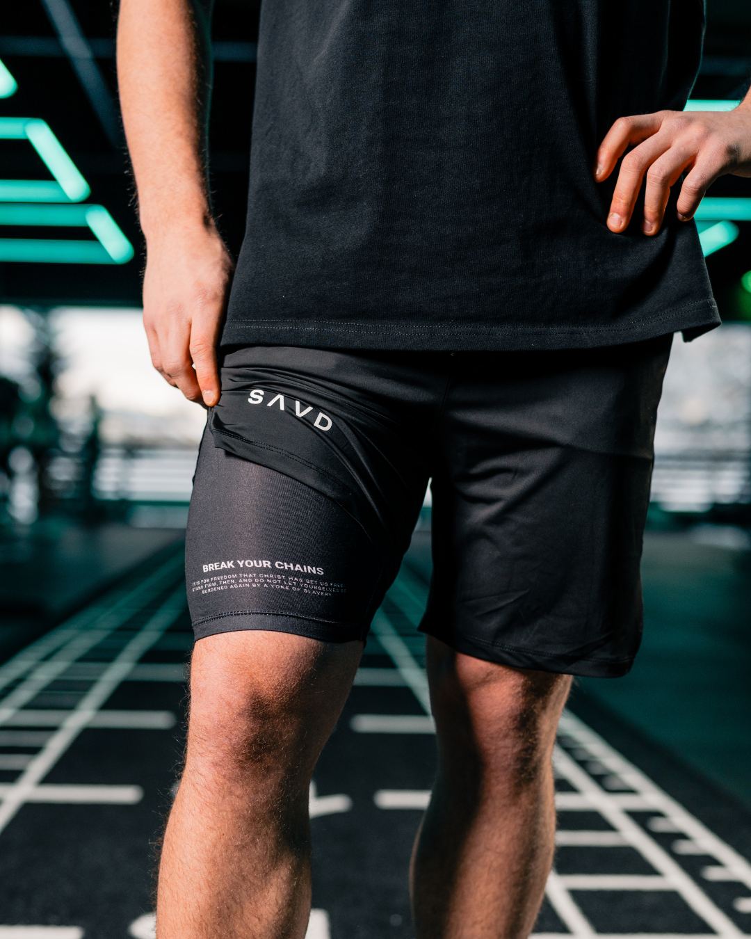 Galatians 5:1 ’Break Your Chains’ Men’s Performance Shorts