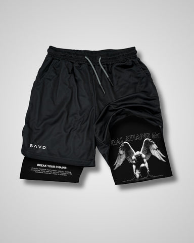 Galatians 5:1 ’Break Your Chains’ Men’s Performance Shorts