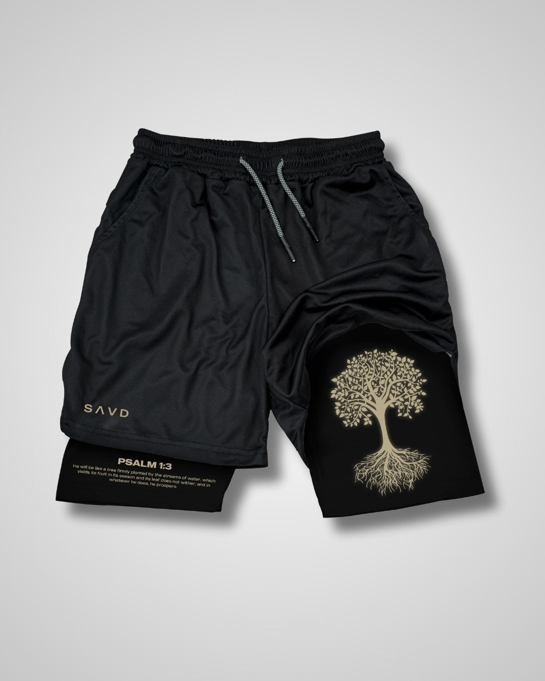 Psalm 1:3 Gold Tree Performance Shorts