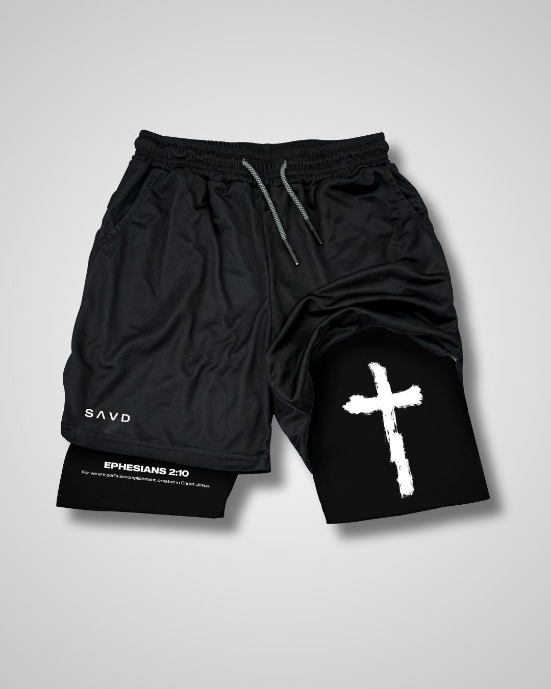 Ephesians 2:10 Cross Performance Shorts