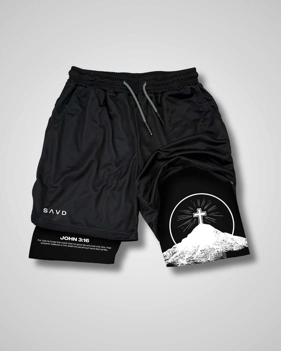 John 3:16 Hill Cross Performance Shorts