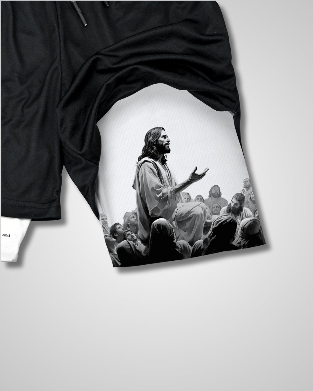 Isaiah 6:8 Jesus Performance Shorts