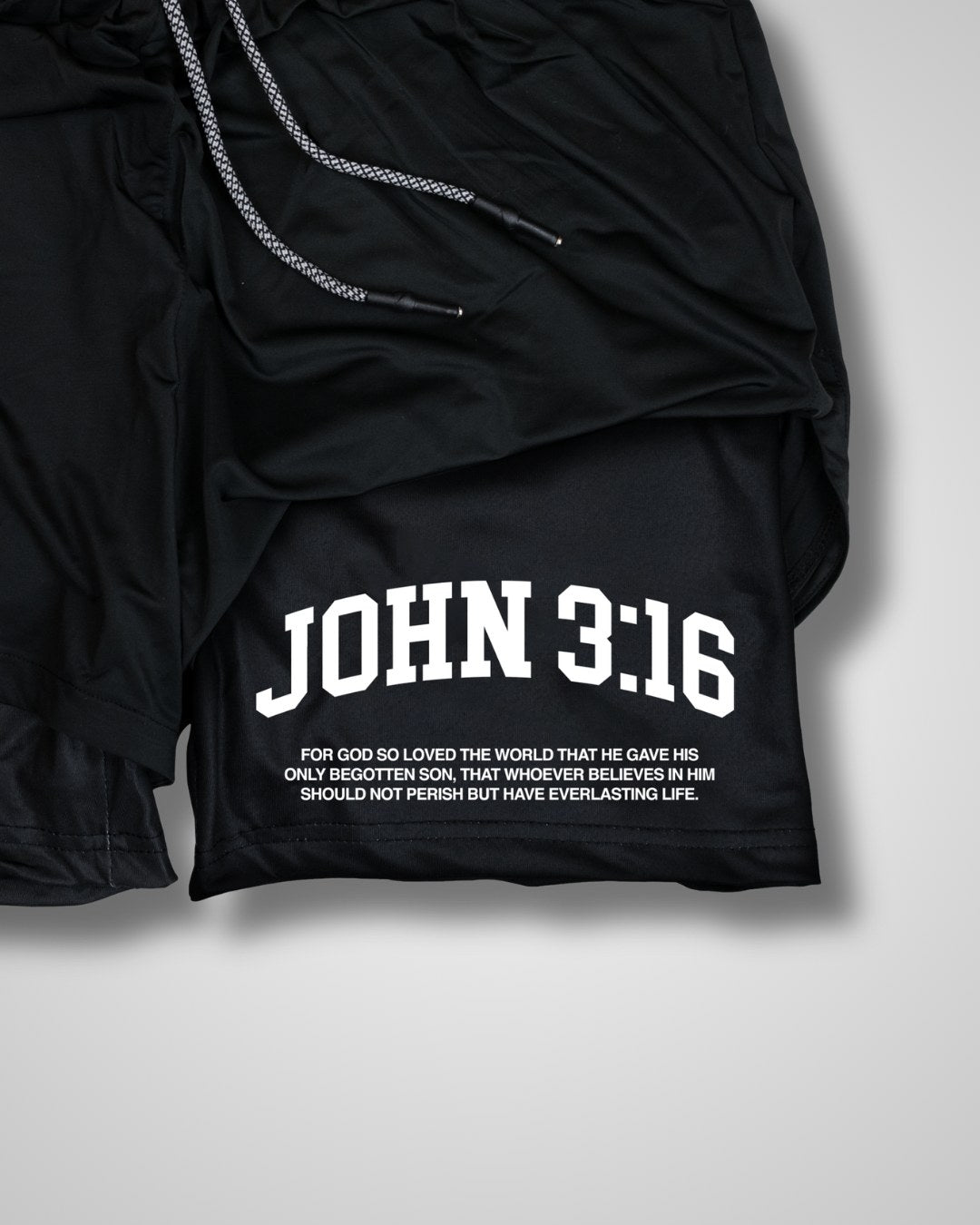 John 3:16 ’College Scripture’ Women’s Performance Shorts