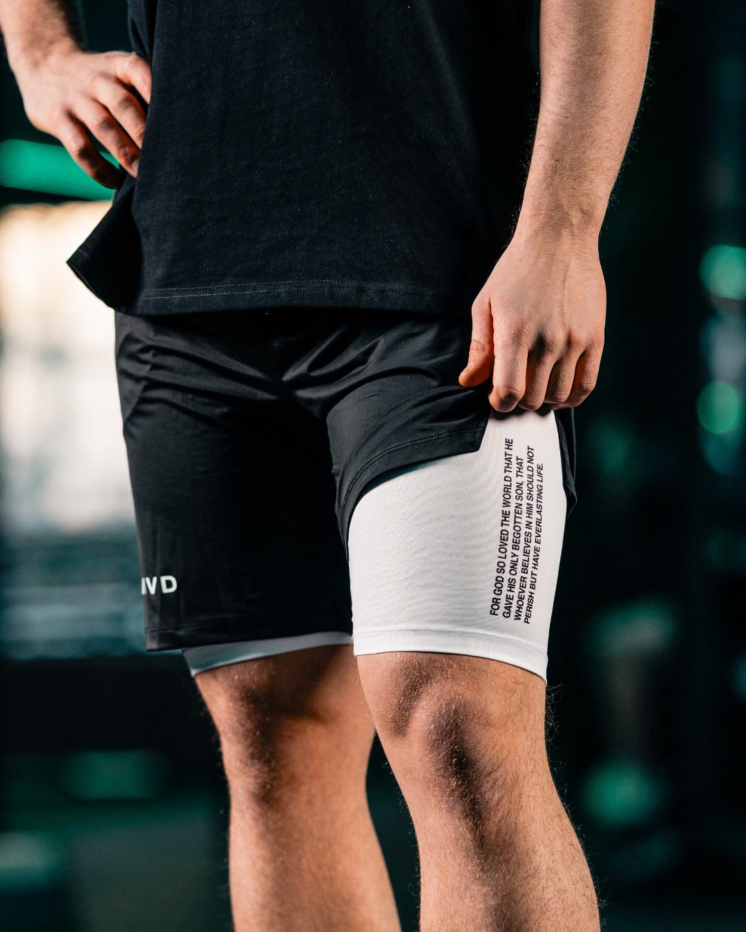 John 3:16 ’Scripture’ Men’s Performance Shorts