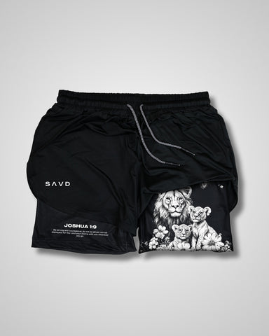 Joshua 1:9 'Protector's Heart' Girls Performance Shorts