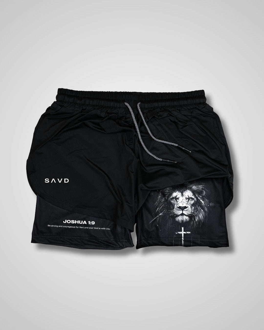 Joshua 1:9 'Lion' Women's Performance Shorts