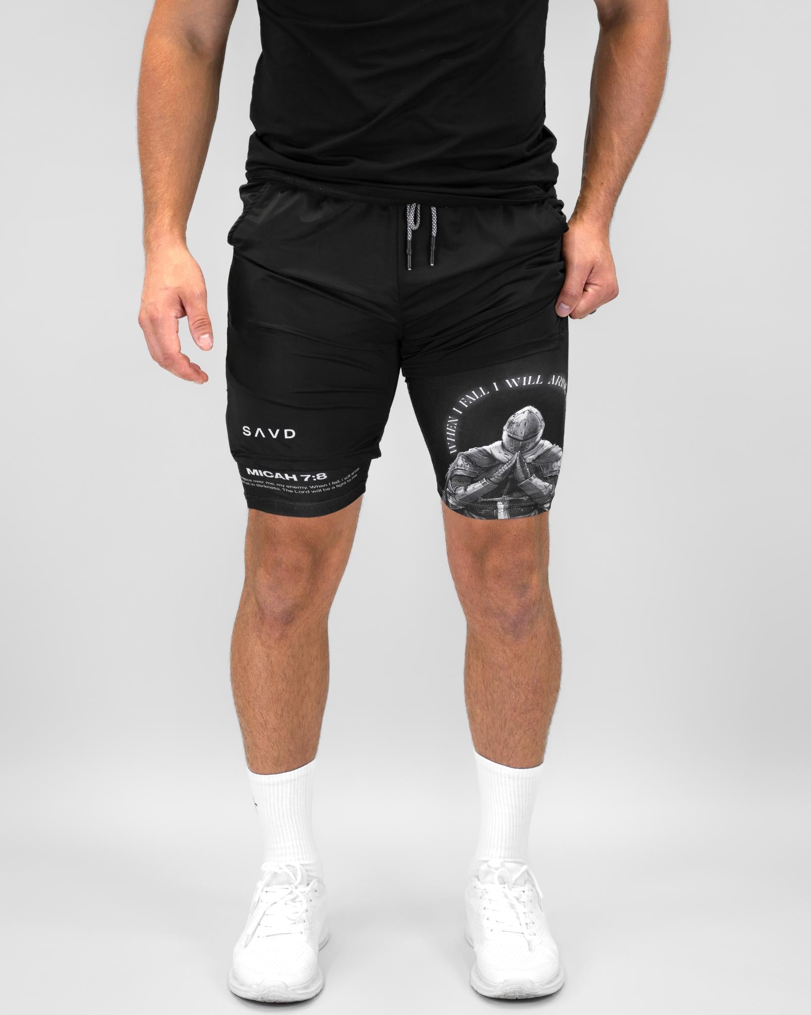 Micah 7:8 Armor of Light Performance Shorts