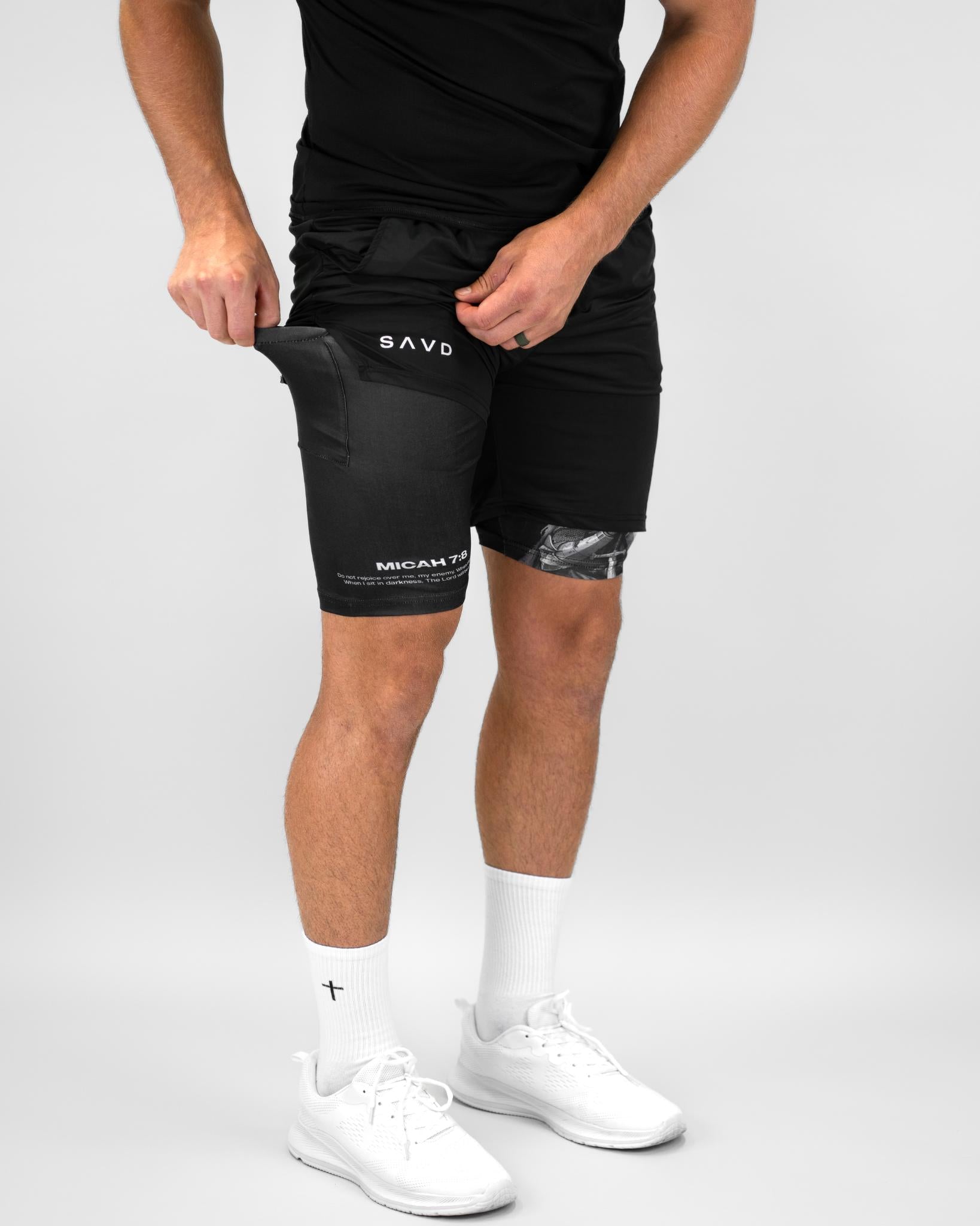 Micah 7:8 Armor of Light Performance Shorts