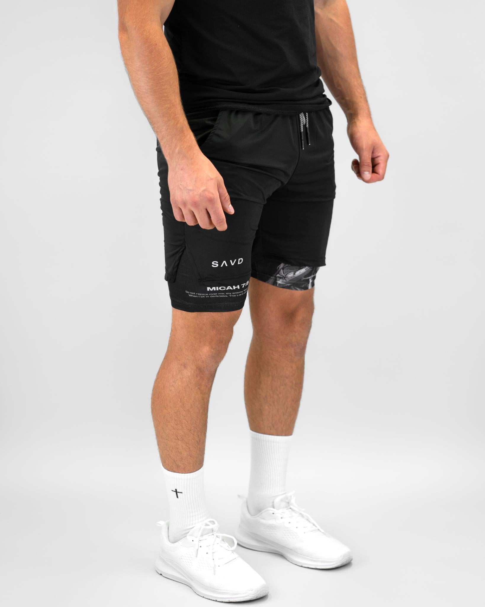 Micah 7:8 Armor of Light Performance Shorts