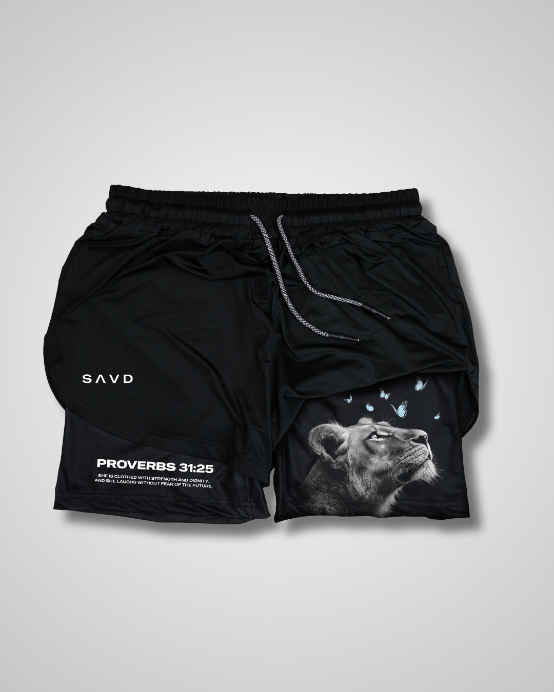 Proverbs 31:25 ’Clothed in Strength’ Women’s Performance Shorts