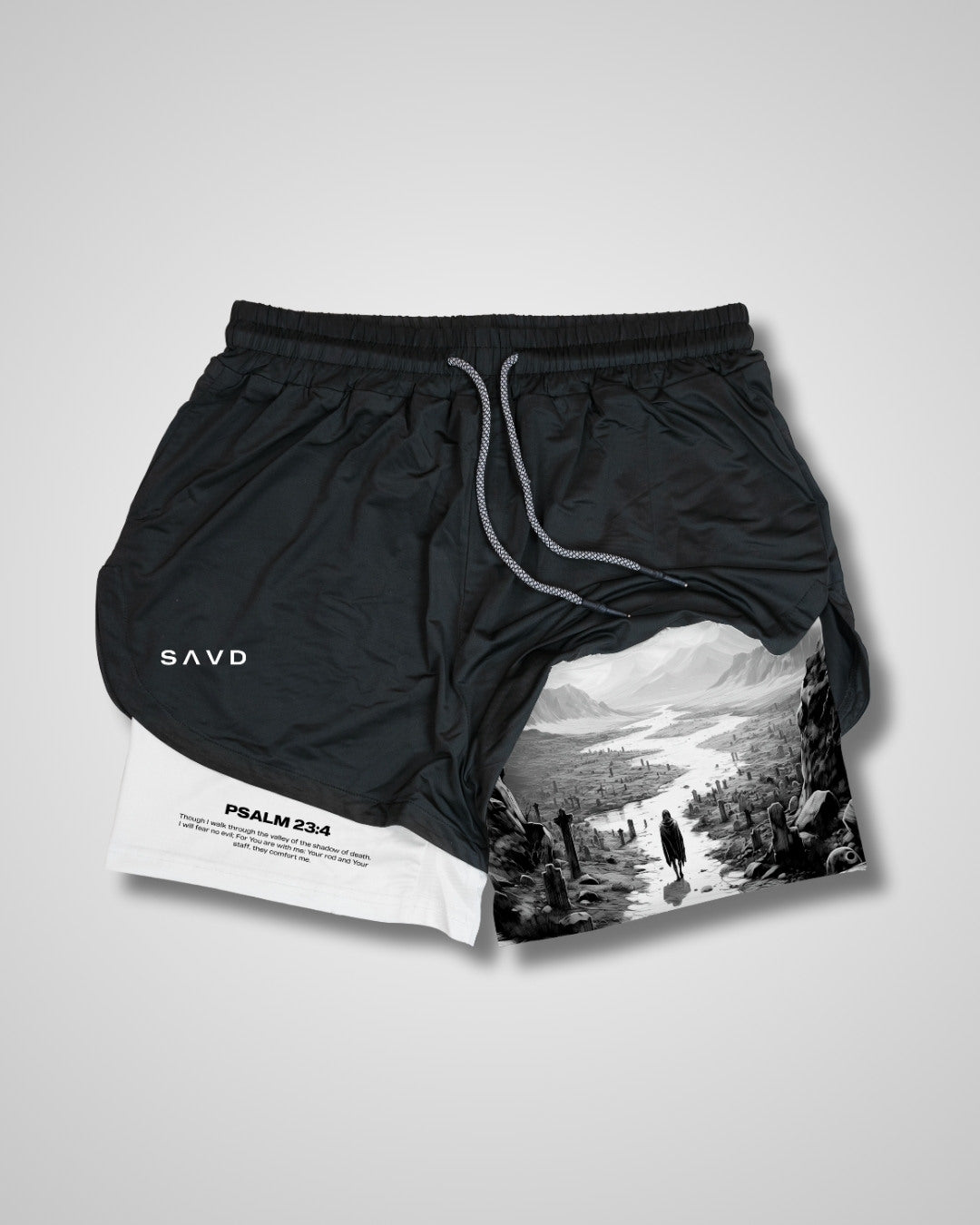 Psalm 23:4 'Shadow of Death' Women's Performance Shorts