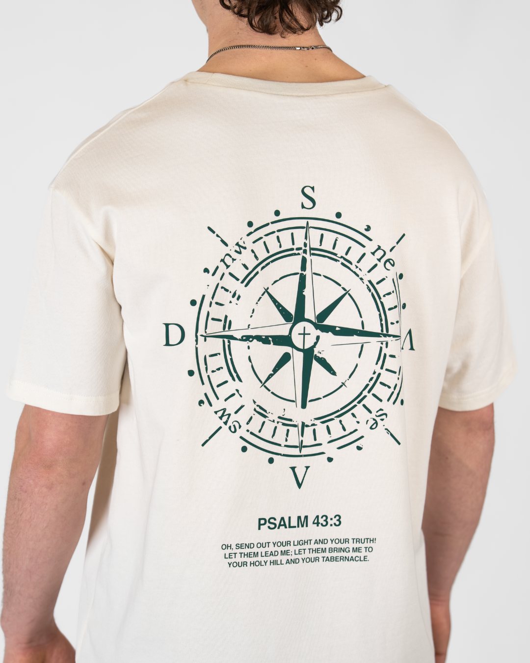 Psalm 43:3 ’Lead Me’ Men’s Oversized T-Shirt