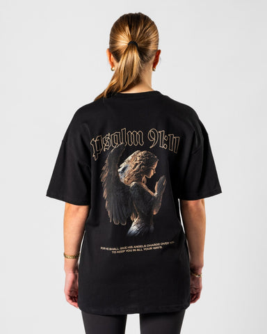 Psalm 91:11 'Keep you' Women’s Oversized T-Shirt