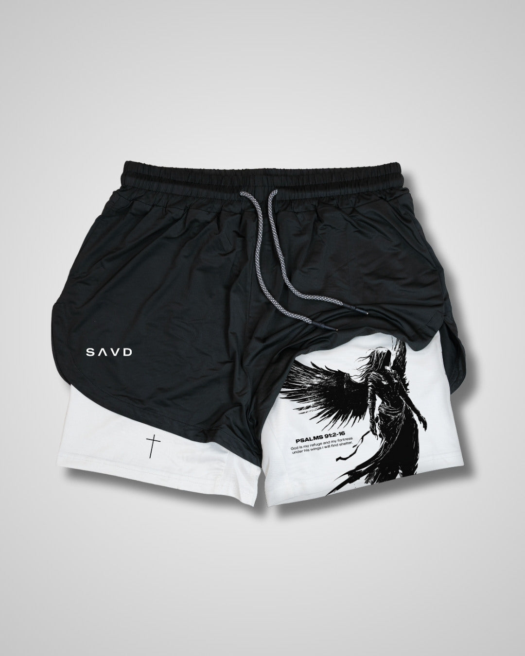 Psalms 91:2 'Divine Strength' Women's Performance Shorts