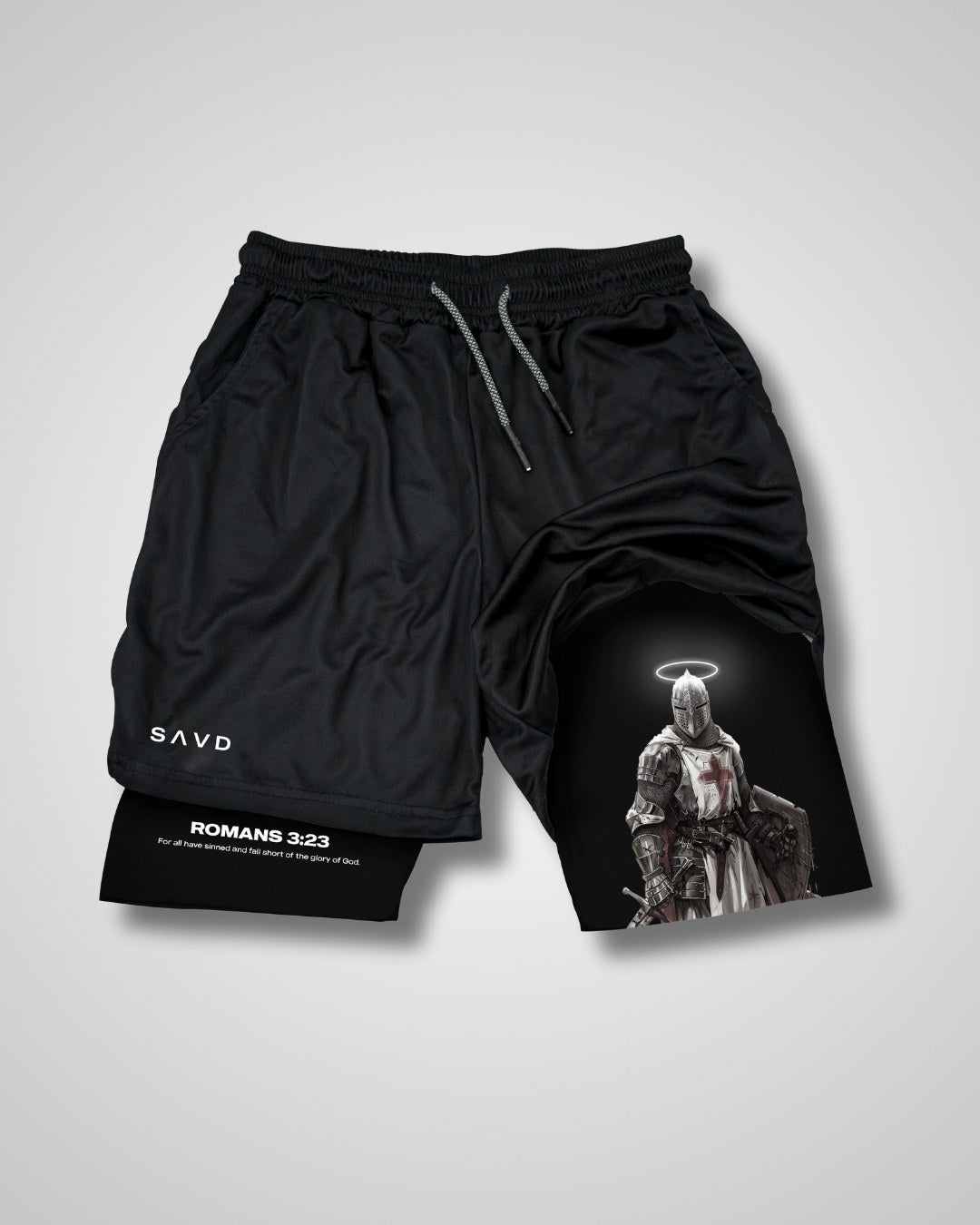 Romans 3:23 Knights Templar Performance Shorts