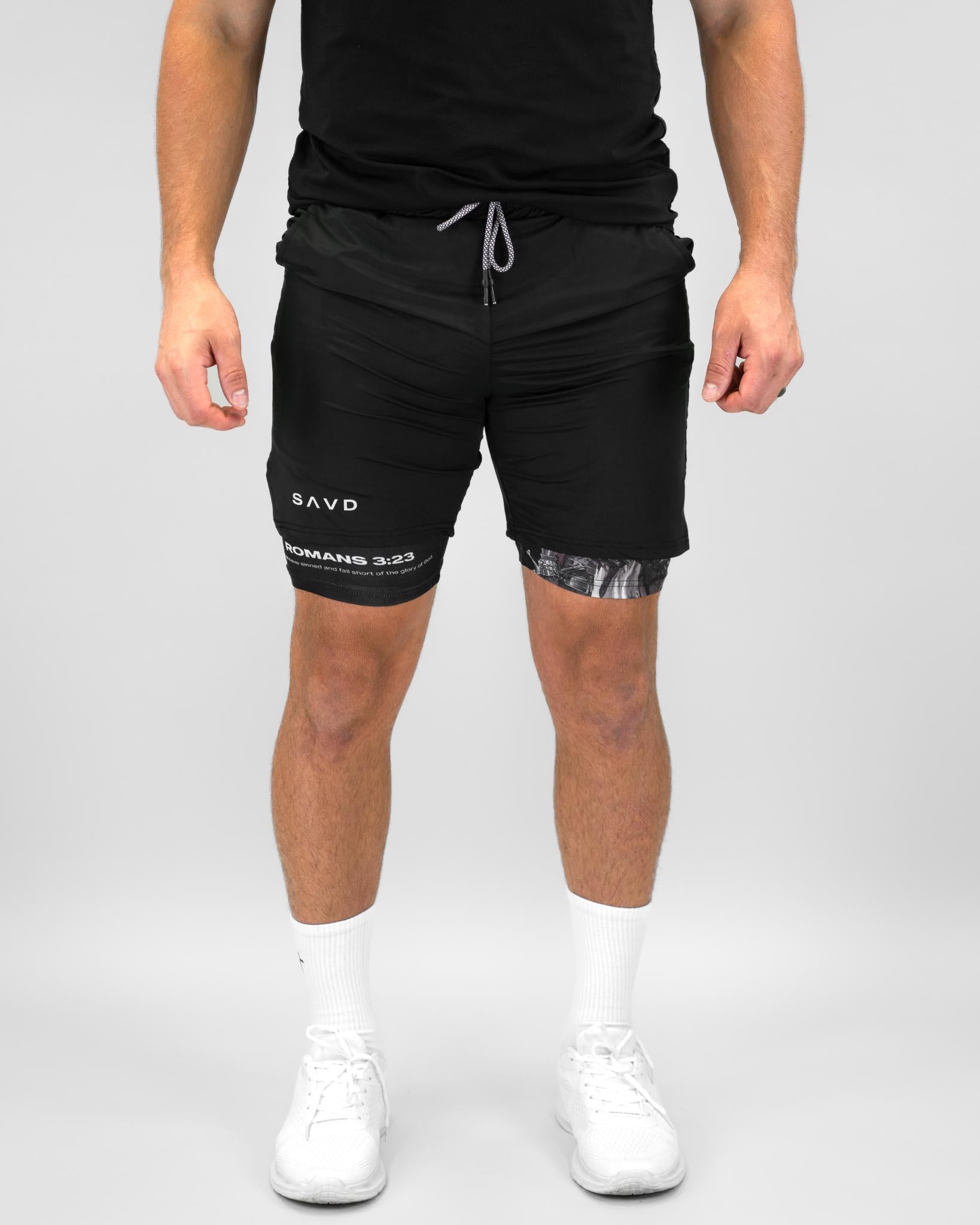 Romans 3:23 Knights Templar Performance Shorts