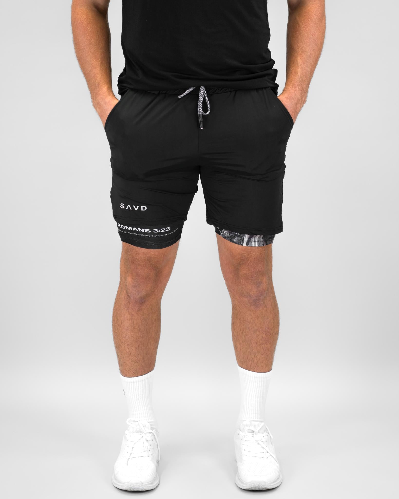 Romans 3:23 Knights Templar Performance Shorts