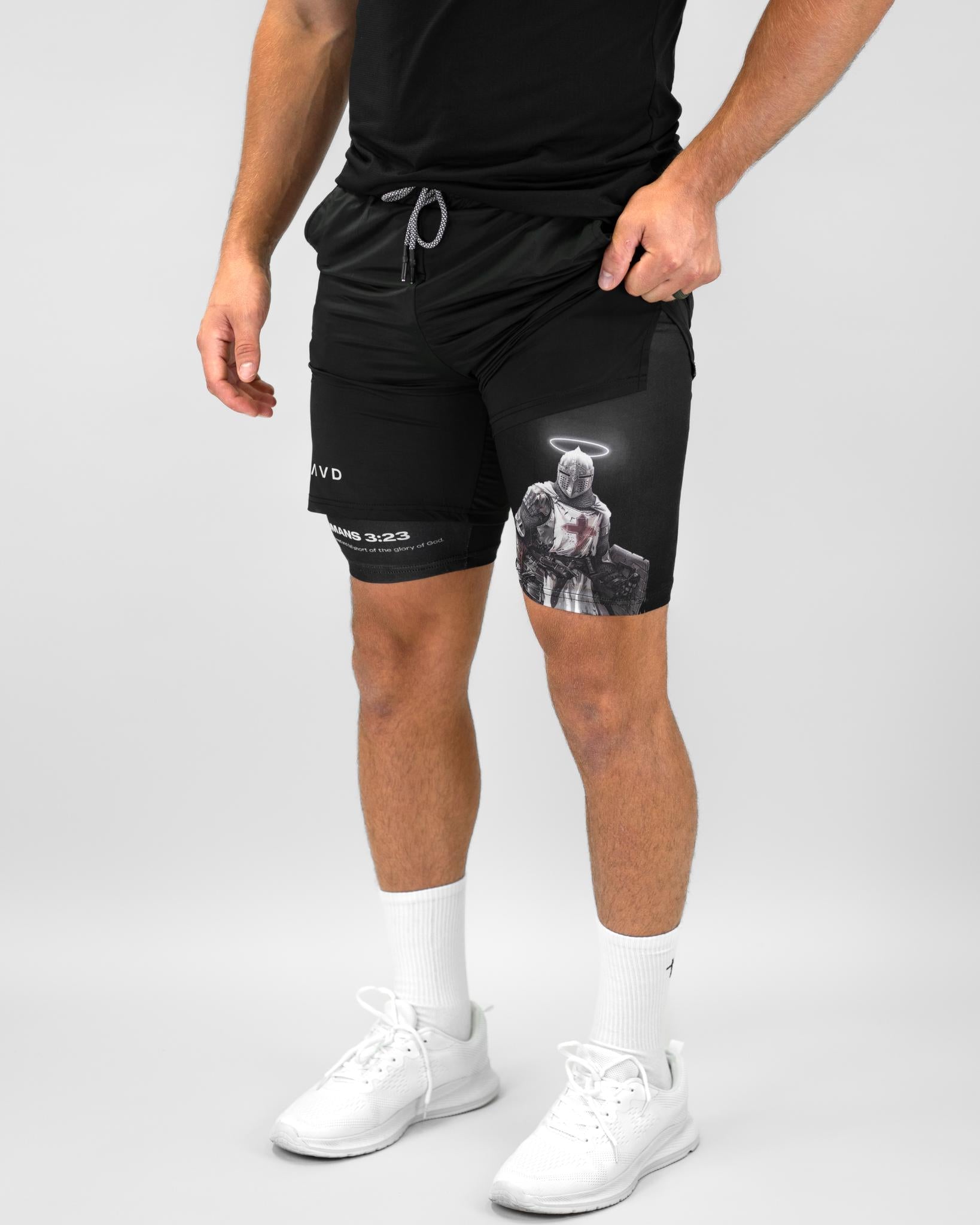 Romans 3:23 Knights Templar Performance Shorts