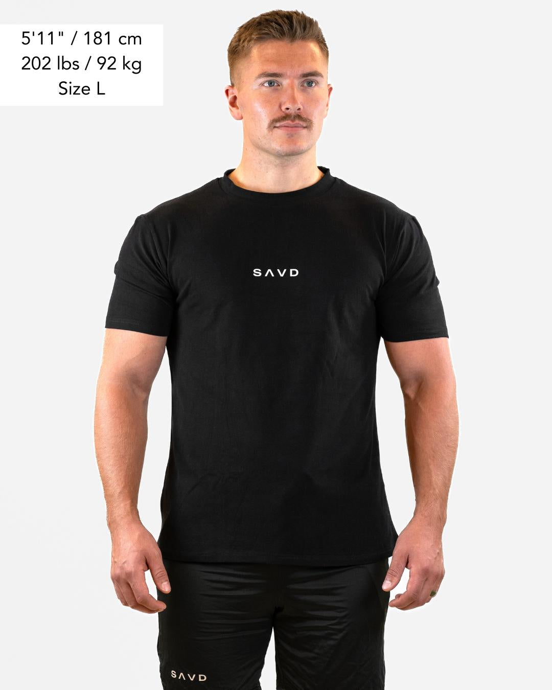 Camiseta de rendimiento SAVD - Negra